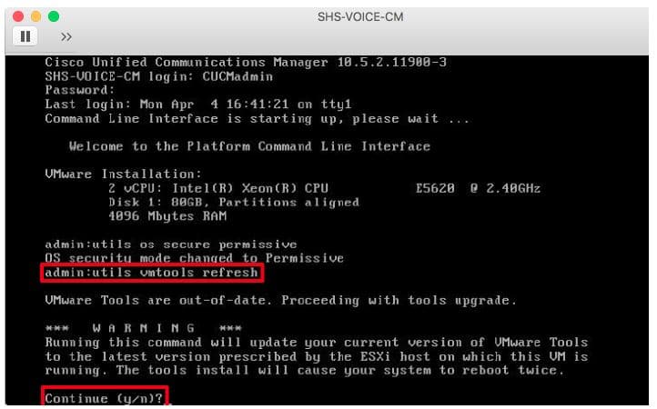 Cisco virtual server CLI