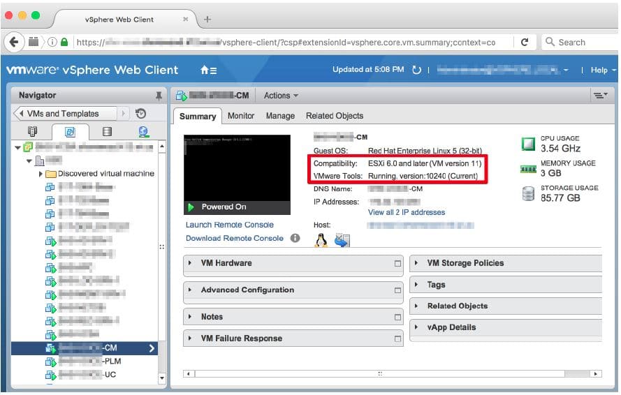 vmware vsphere client